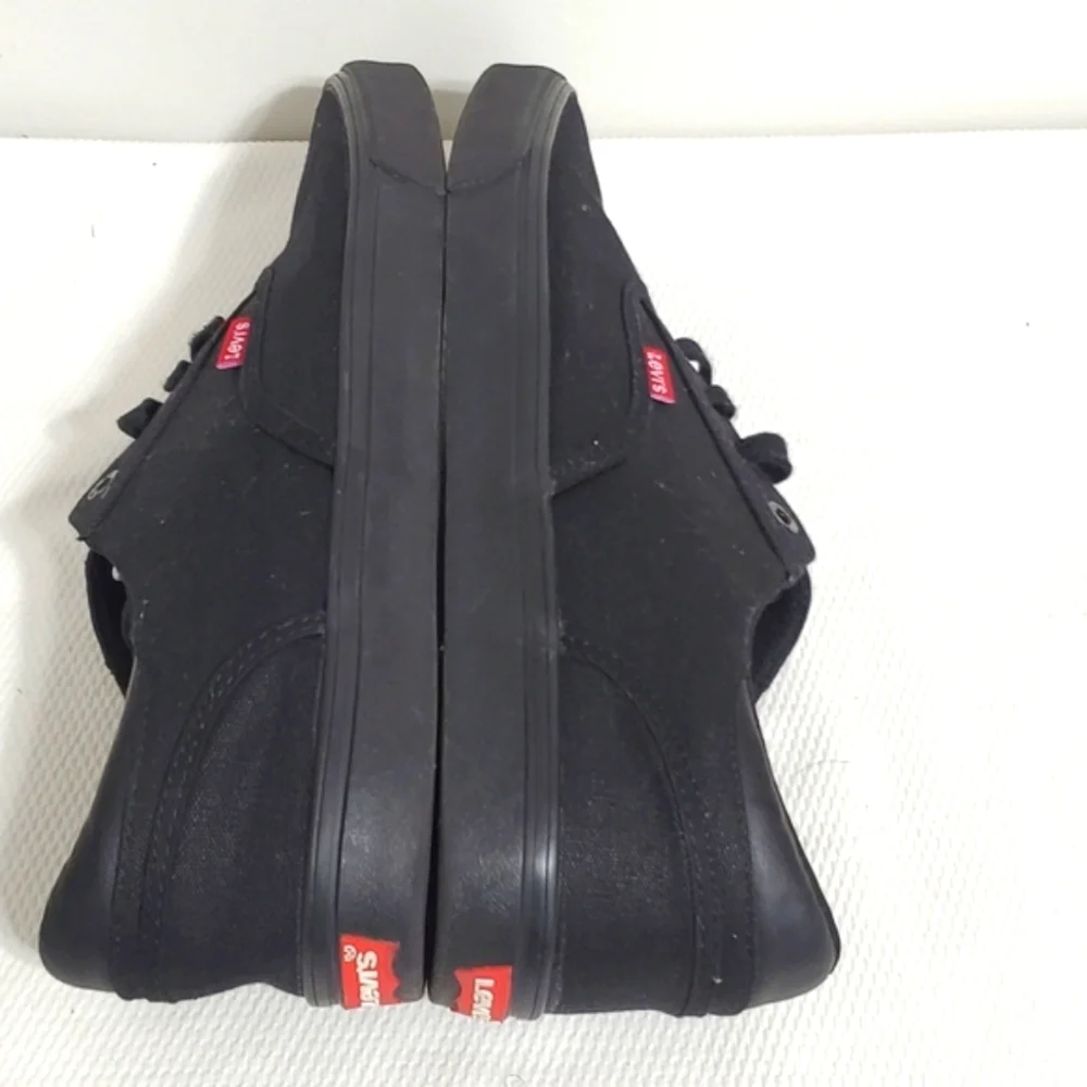 Levi's Black Canvas Sneakers Mens 13